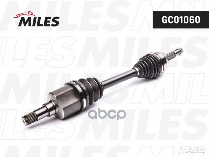 Привод в сборе ford transit connect 1.8D 02- лев