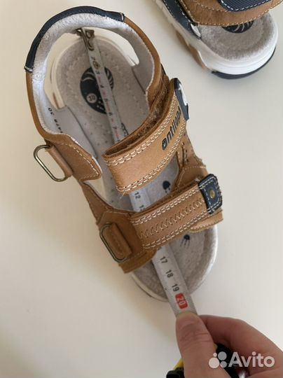 Босоножки антилопа для мальчика