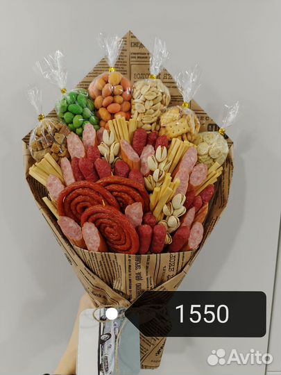 Мужские съедобные букеты