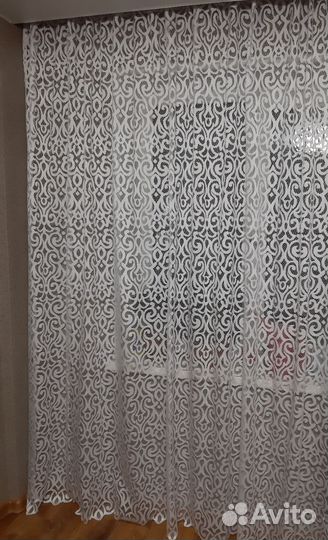 Тюль плетение узоры фабричное