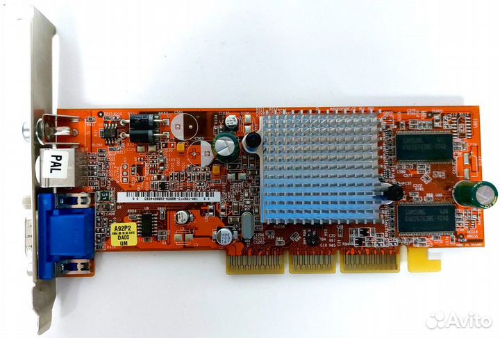 Видеокарта AGP asus Radeon A9200SE 64MB 64bit