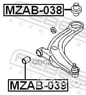 Сайлентблок задний рычага подвески перед прав