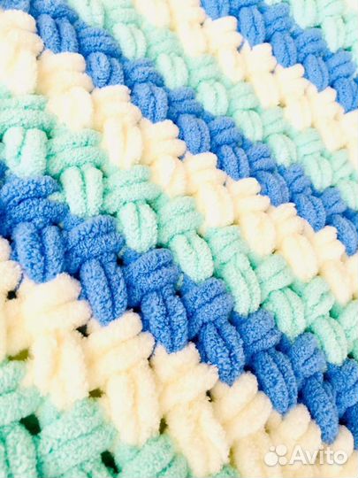 Плед детский плюшевый новый