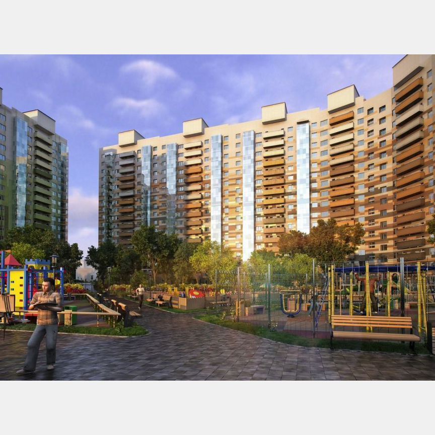 2-к. квартира, 72,7 м², 15/17 эт.