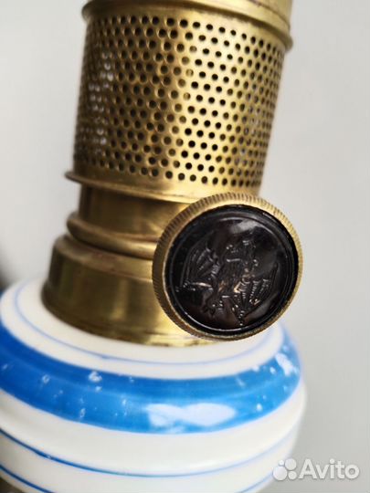 Керосиновая лампа.Франция Винтаж