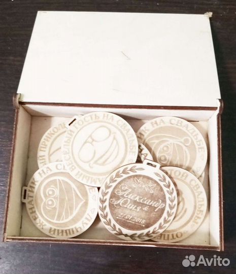 Медали на свадьбу