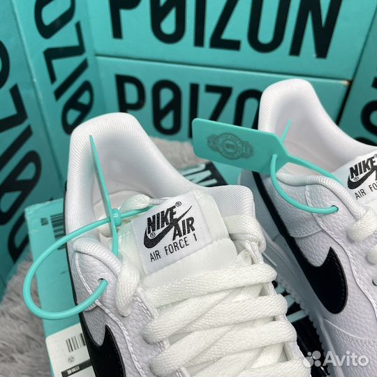 Nike Air Force 1 White Black Оригинал