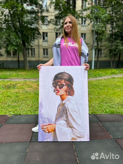 Портрет по фото, картина на холсте