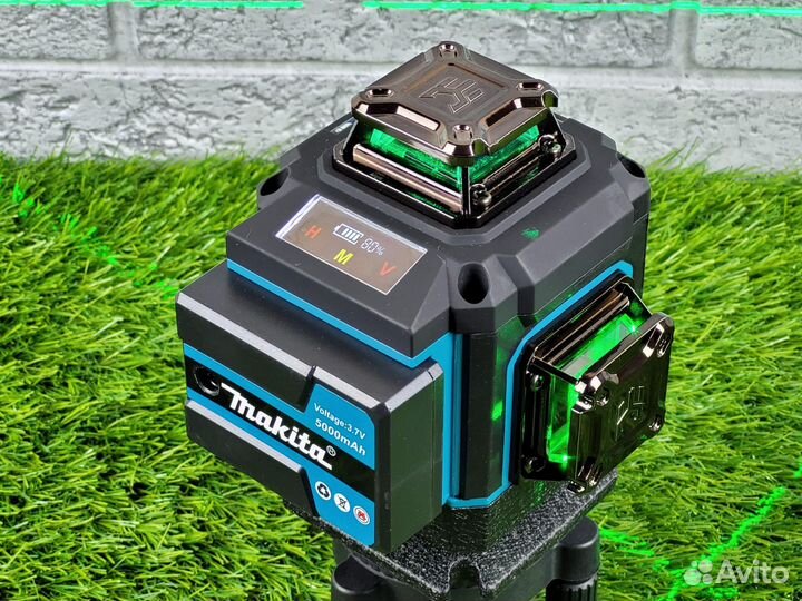 Лазерный Уровень Makita 4D ЖК новинка