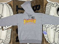 Худи Thrasher Flame Logo Grey