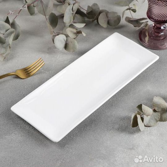 Блюдо фарфоровое для суши/канапе Wilmax, 30,512 см