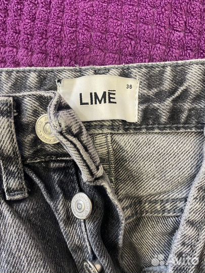 Джинсы lime 36 серые