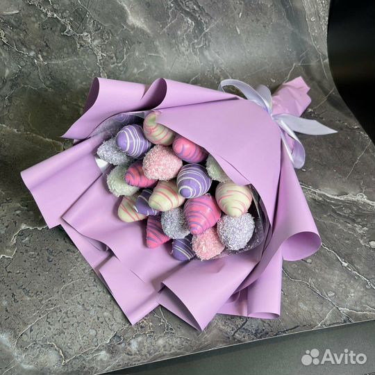 Букет из клубники в шоколаде