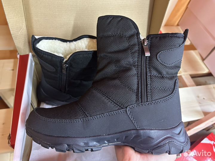 Ботинки зимние дутики 39