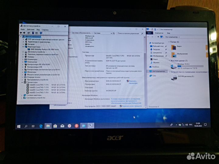 Acer aspire 4820tg
