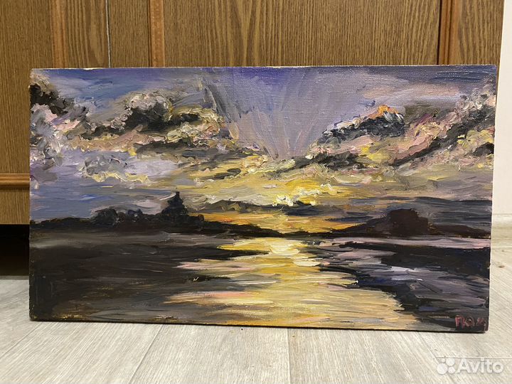 Картина маслом пейзаж 