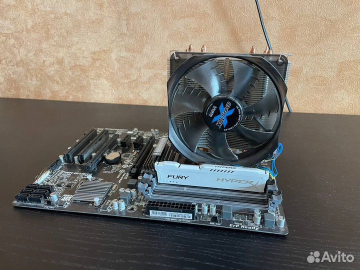Комплект amd fx 8320e+мать gigabyte ga970a+8gb