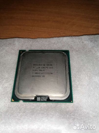 Процессор intel core 2 duo e8400