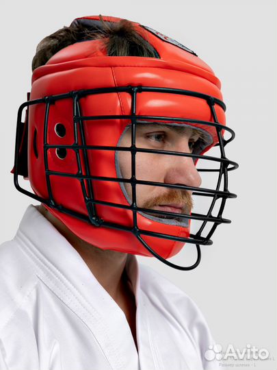 Шлем с маской арб Титан-2, иск.кожа иск.замша