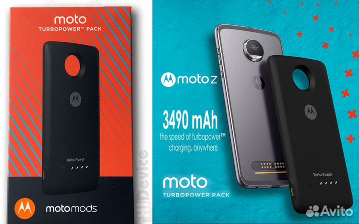 Аккум Moto TurboPower - Moto Z, Z2, Z3, Z4 - Новый