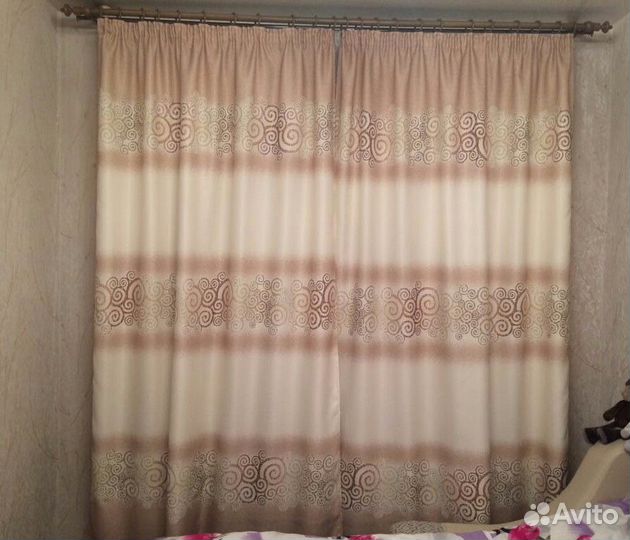 Портьеры новые, светлые