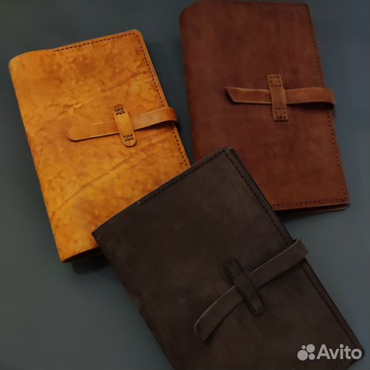 Обложка из натуральной кожи на блокнот А5