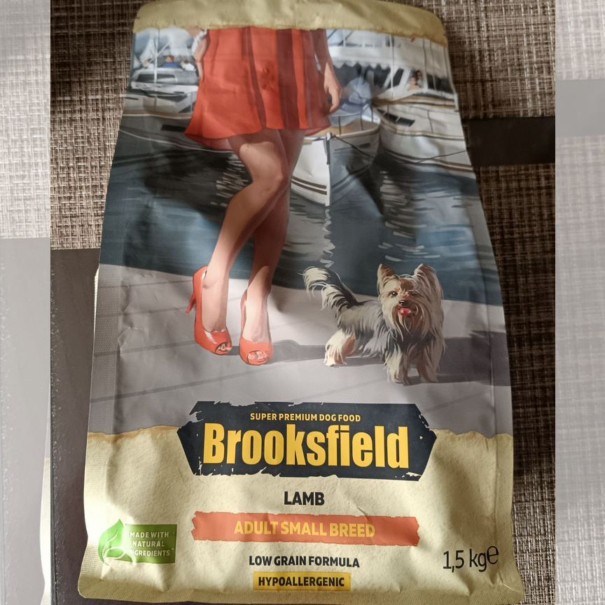 Сухой корм для собак мелких пород Brooksfield