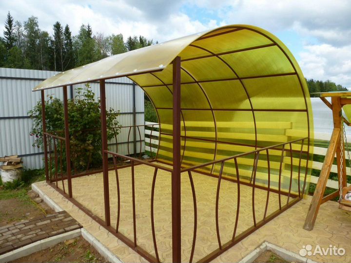 Сотовый поликарбонат 8 мм на навес