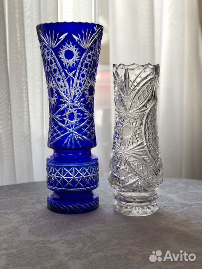 Ваза Гусь хрустальный