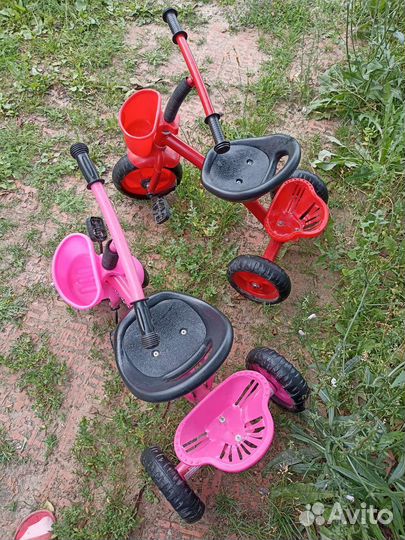 Детский трехколесный велосипед бу