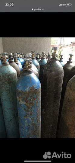 45Кислородных баллонов б/у