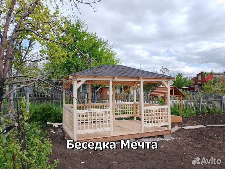 Деревянные беседки