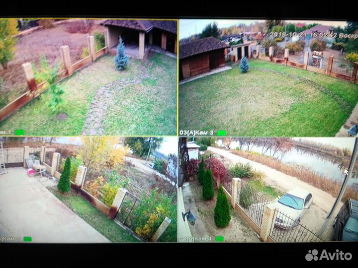 Установка видеонаблюдения