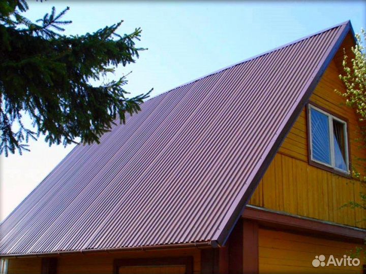 Профнастил оцинкованный и крашенный