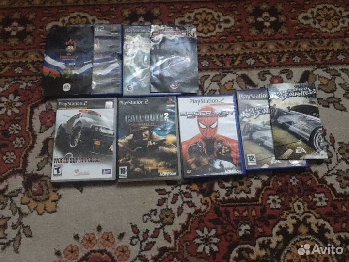 Игры Playstation 2 (Need for speed spider man)