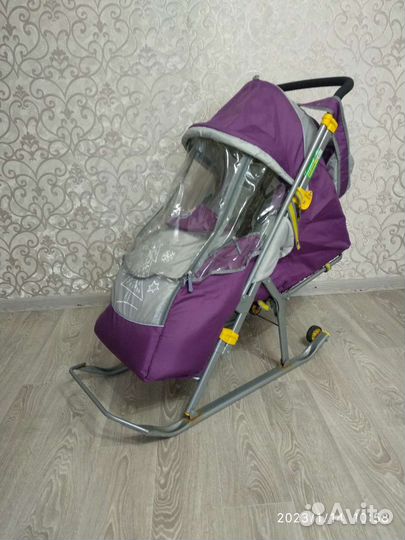 Детские санки коляска бу