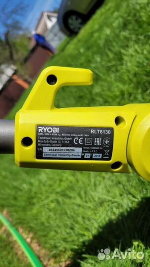 Газонокосилка электрическая ryobi rlt6130