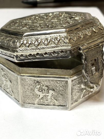 Шкатулка серебро 925 пробы