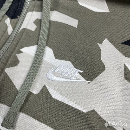 Зип худи Nike tech fleece camo оригинал