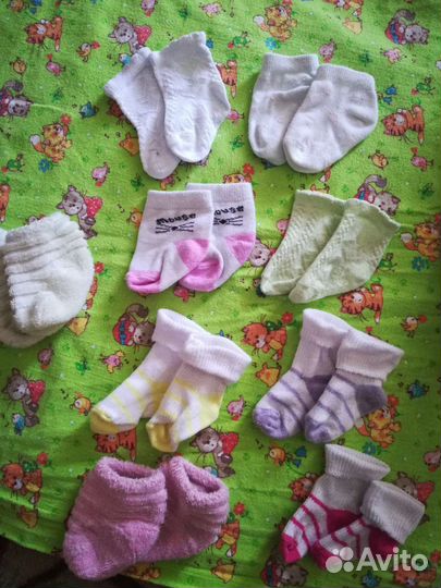 Носочки для новорожденного