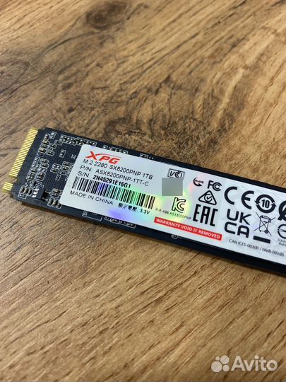 Ssd m2 nvme 1tb adata xpg