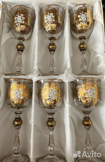 Фужеры богемия