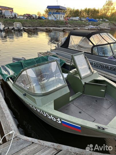 Neman 450DC New палубафиш и мотором yamaha 40