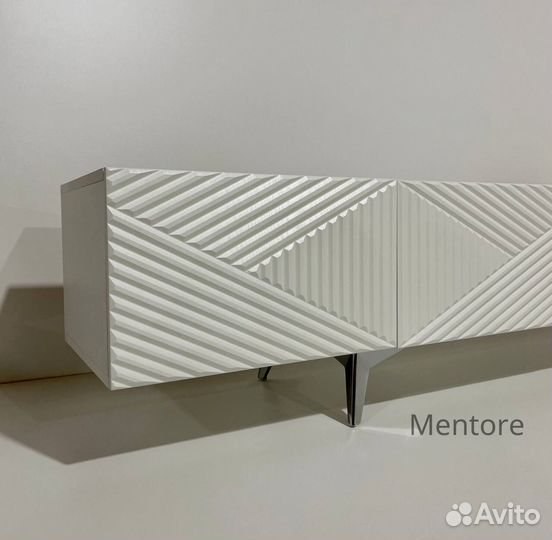 Тумба тв Bravo в белом цвете