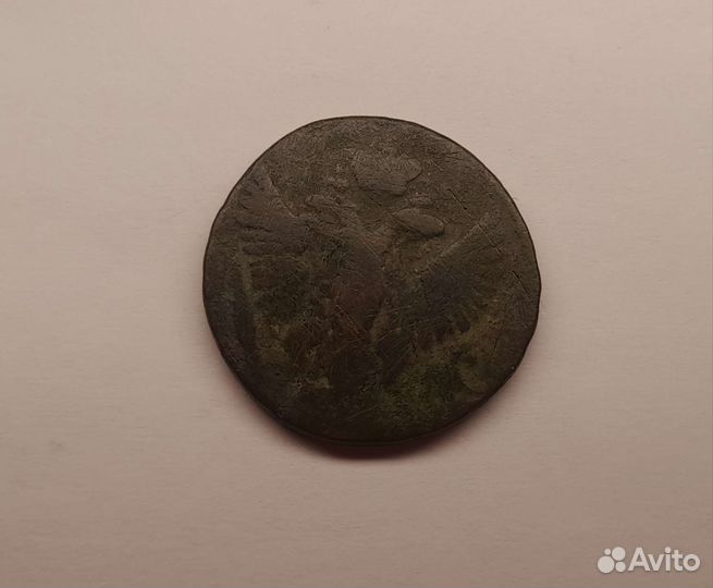 Монета 1 Денга 1753 г