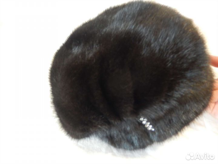 Шапка зимняя норковая женская