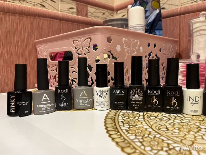 Гель-лаки, топы, завершающее покрытие