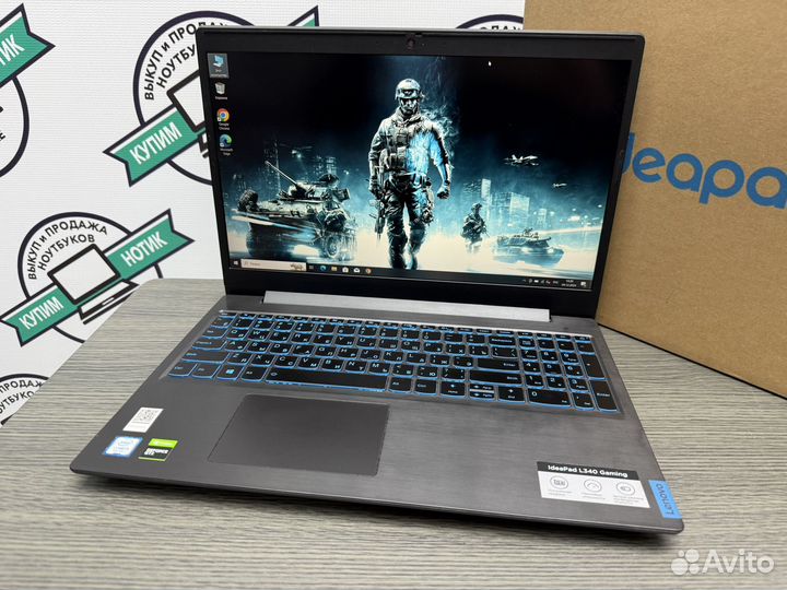 Игровой Lenovo 8 ядер i5-9300 8Gb GTX1050 SSD512