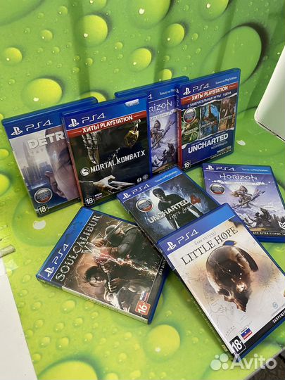 Игры на Sony playstation 4 диски