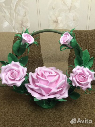 Светильник роза из изолона